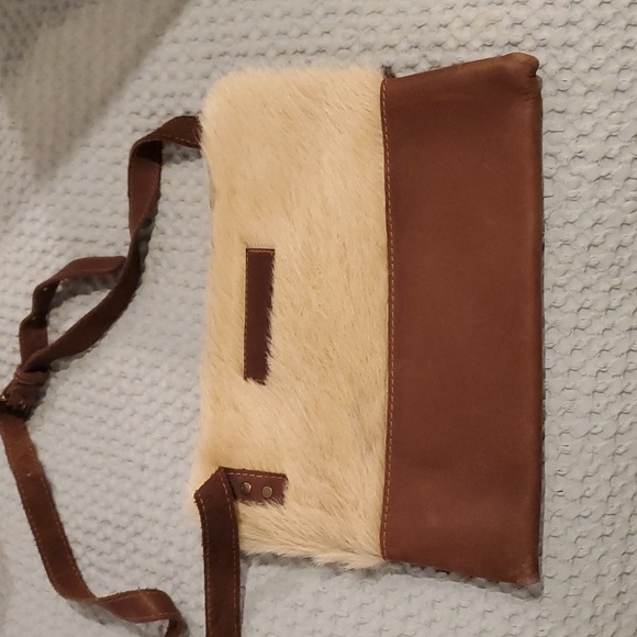 sutisana Handbags - Sutisana natural leather cow hide tote bag